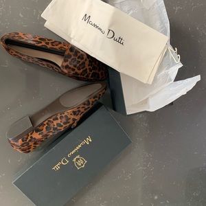 Massimo Dutti Leopard flats